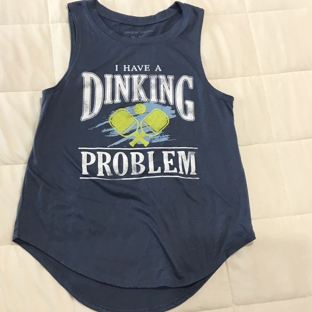 Grayson Threads Navy Pickleball Tank Top